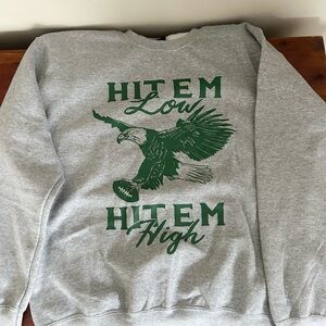 Gray Men's Barstool Eagles Sweatshirt
